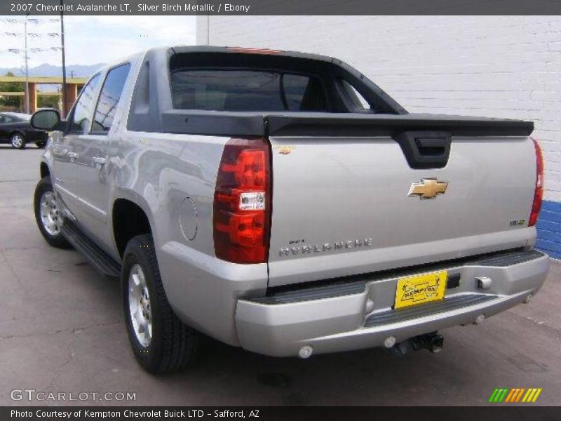 Silver Birch Metallic / Ebony 2007 Chevrolet Avalanche LT