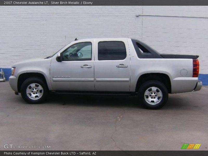 Silver Birch Metallic / Ebony 2007 Chevrolet Avalanche LT