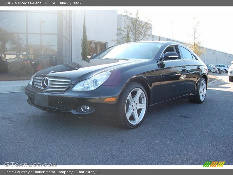 Black / Black 2007 Mercedes-Benz CLS 550