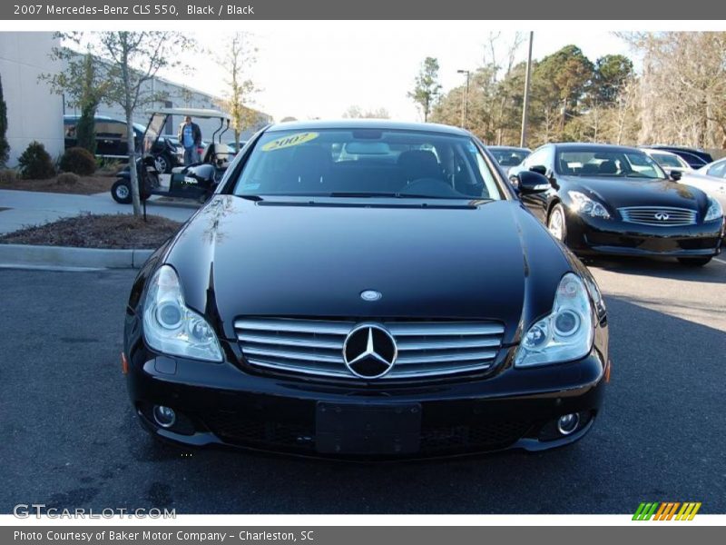 Black / Black 2007 Mercedes-Benz CLS 550
