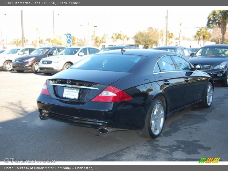 Black / Black 2007 Mercedes-Benz CLS 550