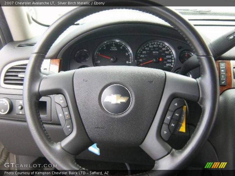 Silver Birch Metallic / Ebony 2007 Chevrolet Avalanche LT