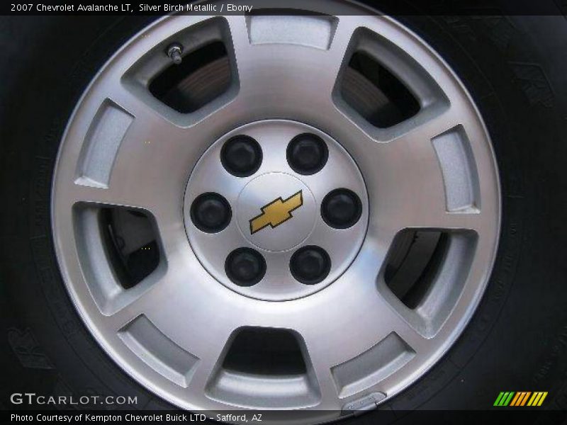 Silver Birch Metallic / Ebony 2007 Chevrolet Avalanche LT