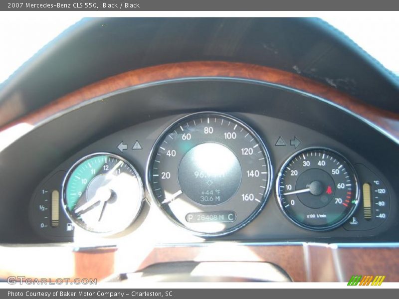 Black / Black 2007 Mercedes-Benz CLS 550