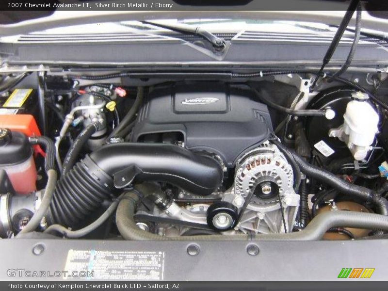 Silver Birch Metallic / Ebony 2007 Chevrolet Avalanche LT