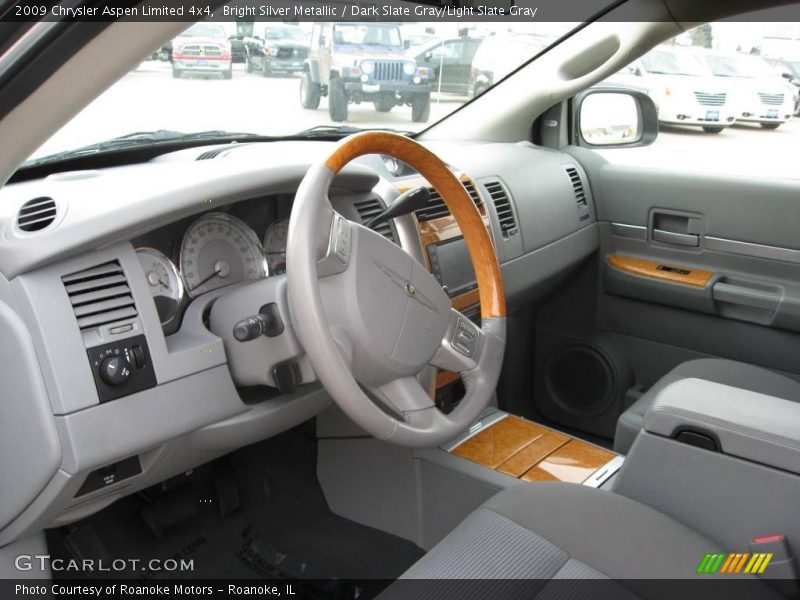 Bright Silver Metallic / Dark Slate Gray/Light Slate Gray 2009 Chrysler Aspen Limited 4x4