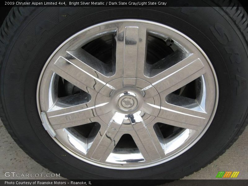 Bright Silver Metallic / Dark Slate Gray/Light Slate Gray 2009 Chrysler Aspen Limited 4x4
