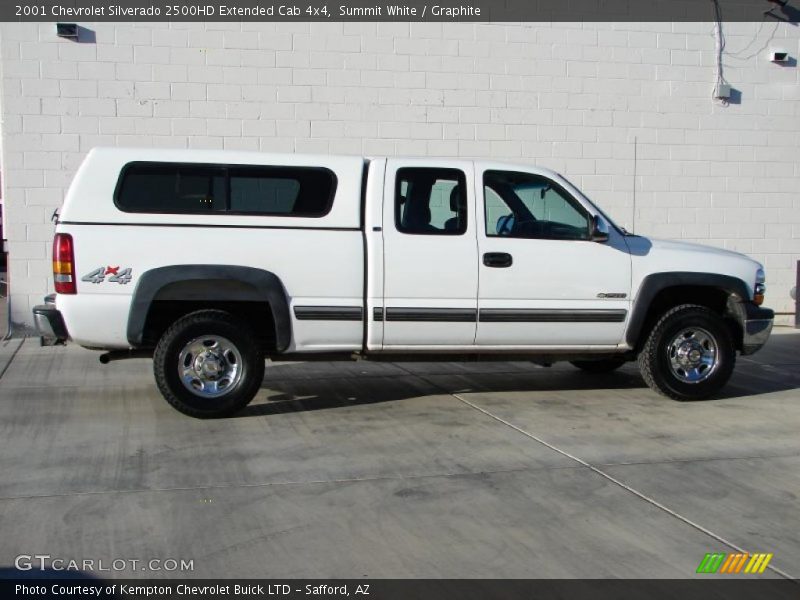 Summit White / Graphite 2001 Chevrolet Silverado 2500HD Extended Cab 4x4