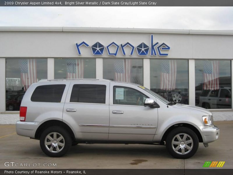 Bright Silver Metallic / Dark Slate Gray/Light Slate Gray 2009 Chrysler Aspen Limited 4x4