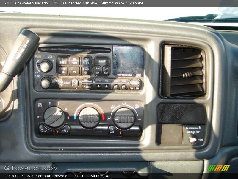 Summit White / Graphite 2001 Chevrolet Silverado 2500HD Extended Cab 4x4