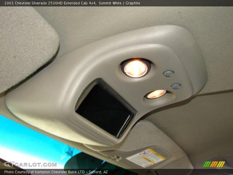 Summit White / Graphite 2001 Chevrolet Silverado 2500HD Extended Cab 4x4
