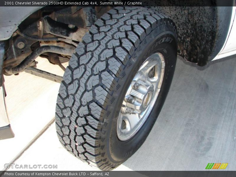 Summit White / Graphite 2001 Chevrolet Silverado 2500HD Extended Cab 4x4