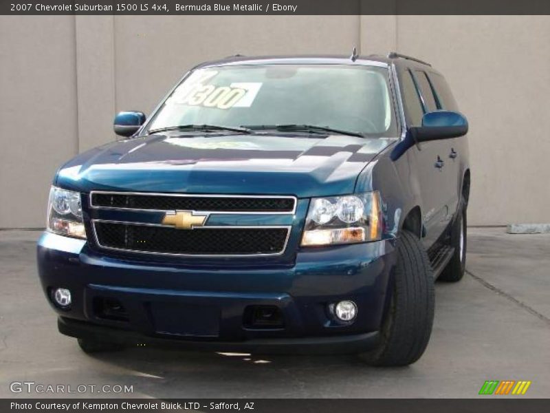 Bermuda Blue Metallic / Ebony 2007 Chevrolet Suburban 1500 LS 4x4