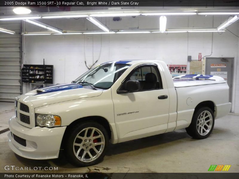 Bright White / Dark Slate Gray 2005 Dodge Ram 1500 SRT-10 Regular Cab
