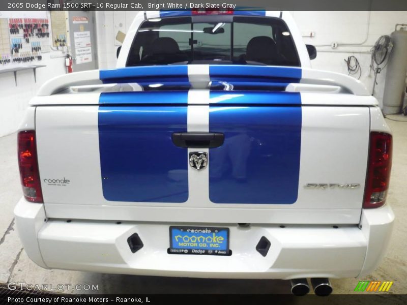 Bright White / Dark Slate Gray 2005 Dodge Ram 1500 SRT-10 Regular Cab