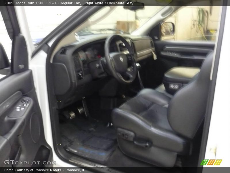 Bright White / Dark Slate Gray 2005 Dodge Ram 1500 SRT-10 Regular Cab