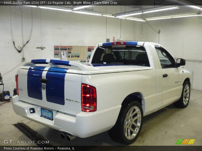 Bright White / Dark Slate Gray 2005 Dodge Ram 1500 SRT-10 Regular Cab
