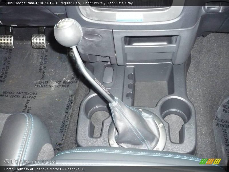 Bright White / Dark Slate Gray 2005 Dodge Ram 1500 SRT-10 Regular Cab
