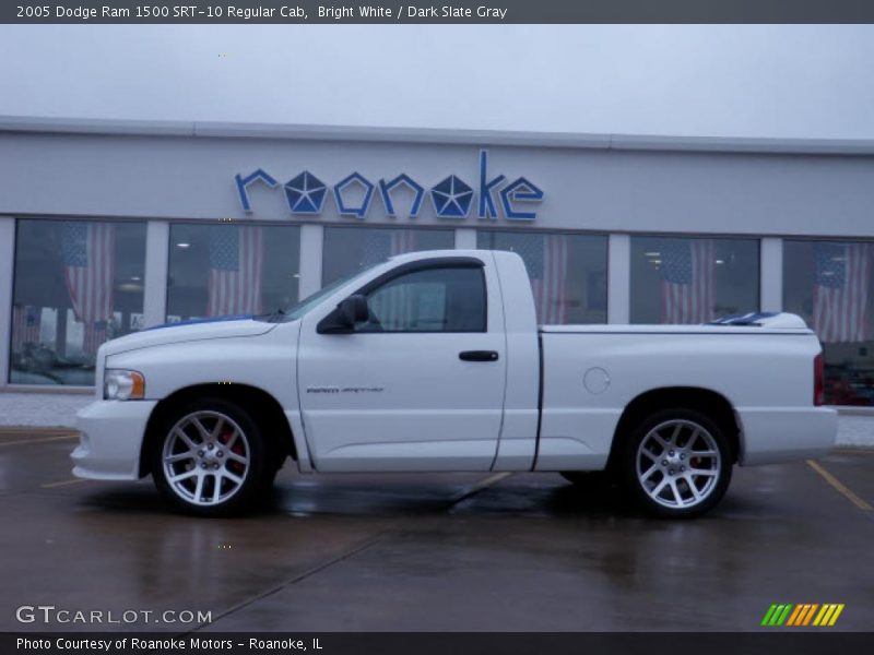 Bright White / Dark Slate Gray 2005 Dodge Ram 1500 SRT-10 Regular Cab