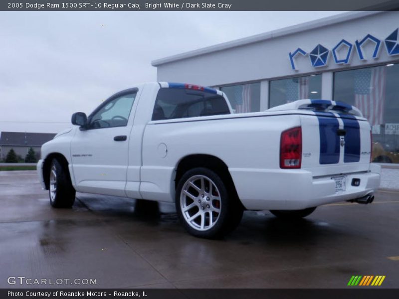 Bright White / Dark Slate Gray 2005 Dodge Ram 1500 SRT-10 Regular Cab