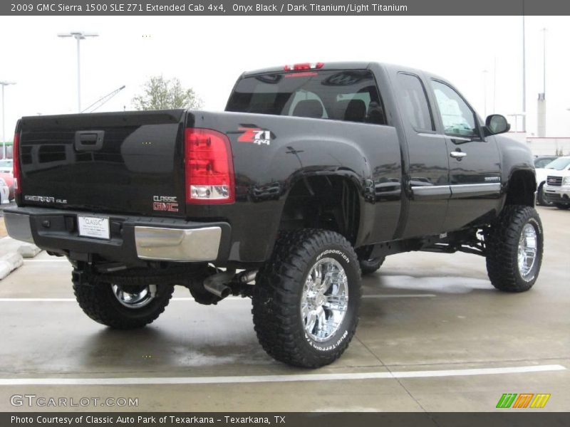 Onyx Black / Dark Titanium/Light Titanium 2009 GMC Sierra 1500 SLE Z71 Extended Cab 4x4