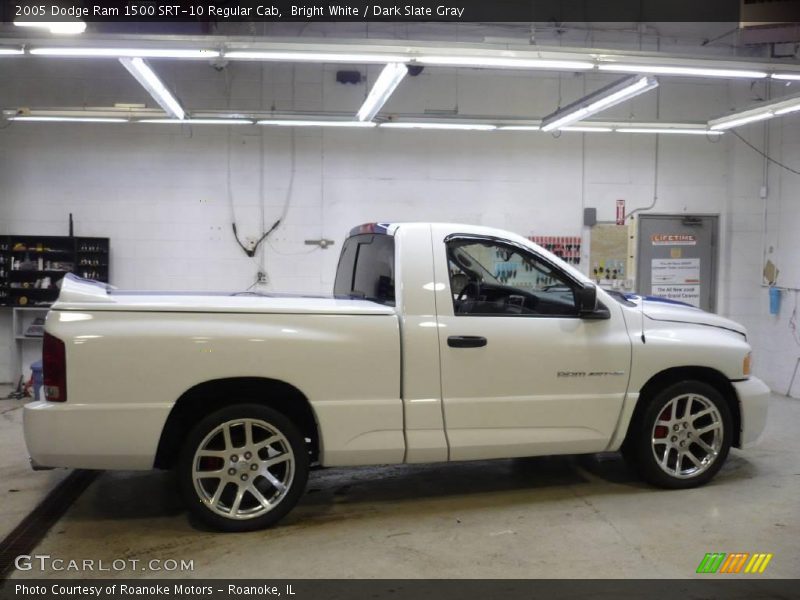 Bright White / Dark Slate Gray 2005 Dodge Ram 1500 SRT-10 Regular Cab
