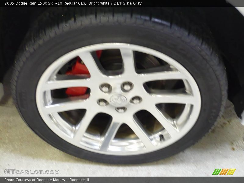 Bright White / Dark Slate Gray 2005 Dodge Ram 1500 SRT-10 Regular Cab
