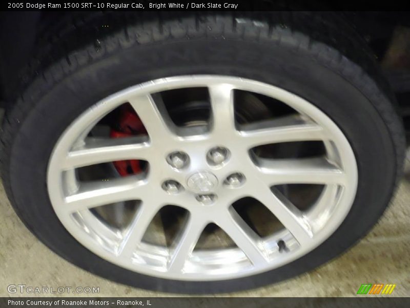 Bright White / Dark Slate Gray 2005 Dodge Ram 1500 SRT-10 Regular Cab