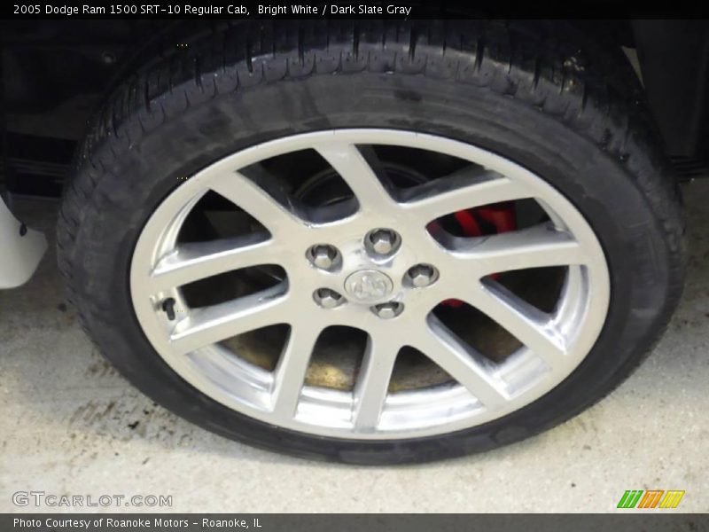 Bright White / Dark Slate Gray 2005 Dodge Ram 1500 SRT-10 Regular Cab