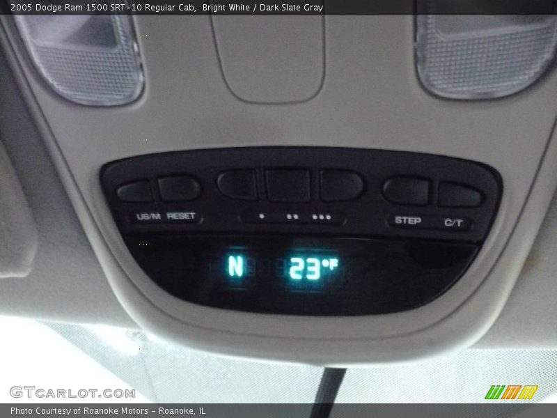 Bright White / Dark Slate Gray 2005 Dodge Ram 1500 SRT-10 Regular Cab