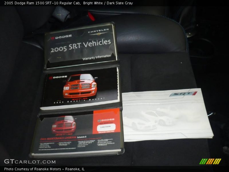 Bright White / Dark Slate Gray 2005 Dodge Ram 1500 SRT-10 Regular Cab