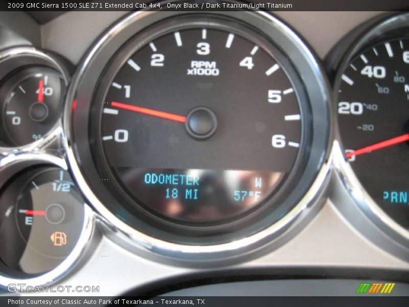 Onyx Black / Dark Titanium/Light Titanium 2009 GMC Sierra 1500 SLE Z71 Extended Cab 4x4
