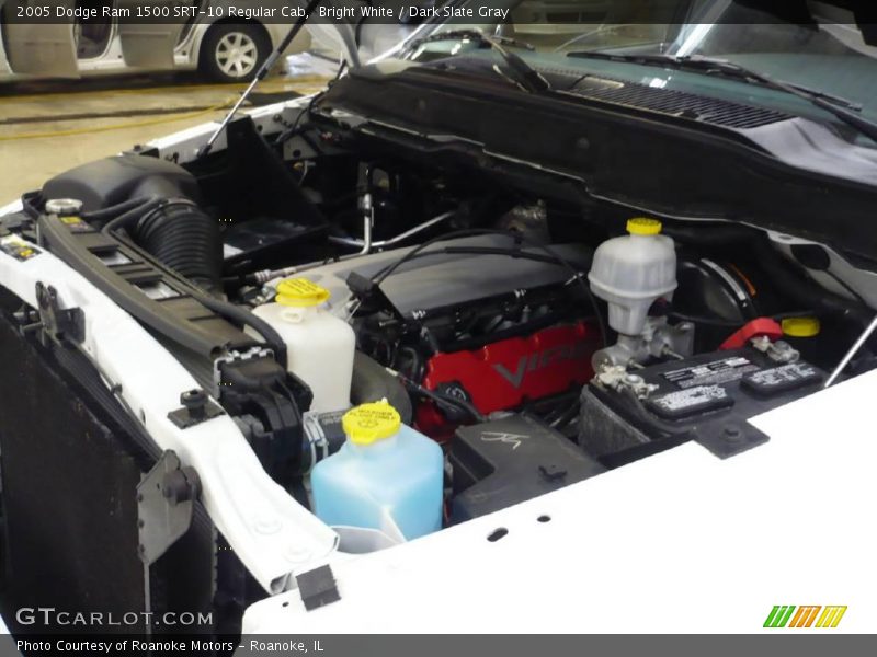Bright White / Dark Slate Gray 2005 Dodge Ram 1500 SRT-10 Regular Cab