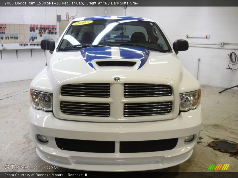 Bright White / Dark Slate Gray 2005 Dodge Ram 1500 SRT-10 Regular Cab