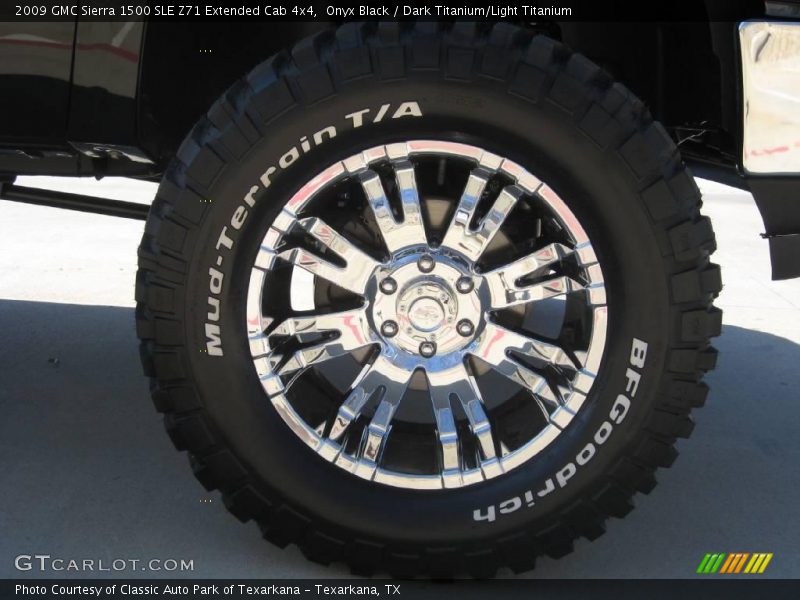 Onyx Black / Dark Titanium/Light Titanium 2009 GMC Sierra 1500 SLE Z71 Extended Cab 4x4