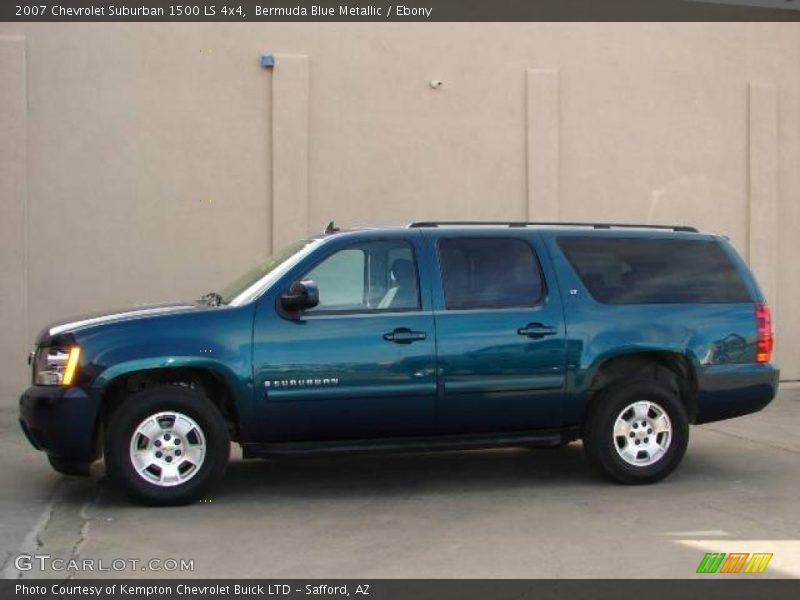 Bermuda Blue Metallic / Ebony 2007 Chevrolet Suburban 1500 LS 4x4