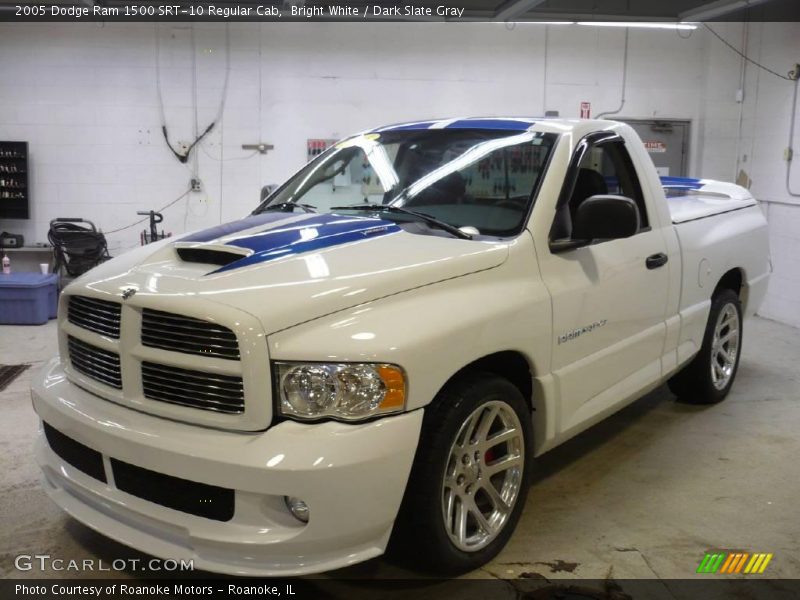 Bright White / Dark Slate Gray 2005 Dodge Ram 1500 SRT-10 Regular Cab