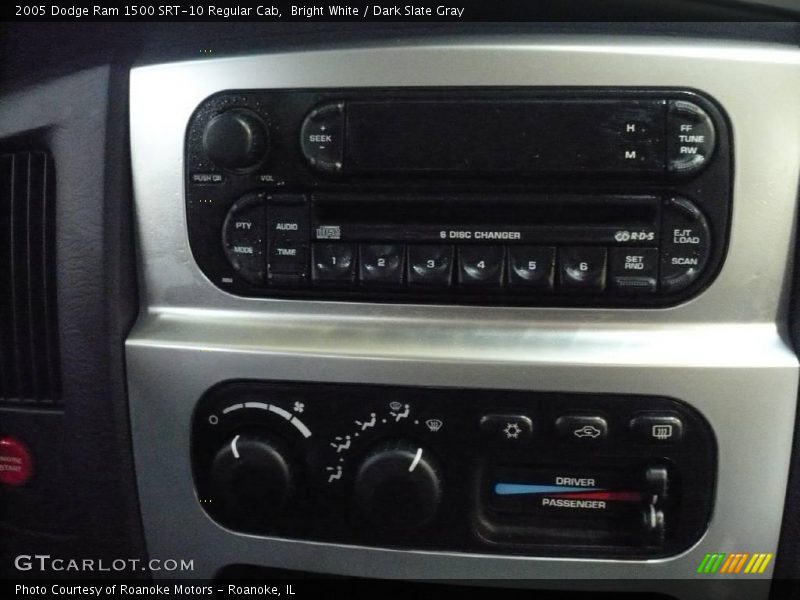 Bright White / Dark Slate Gray 2005 Dodge Ram 1500 SRT-10 Regular Cab