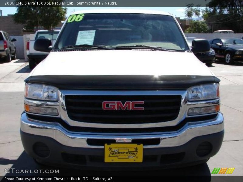 Summit White / Neutral 2006 GMC Sierra 1500 SL Regular Cab