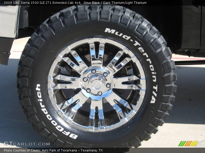 Onyx Black / Dark Titanium/Light Titanium 2009 GMC Sierra 1500 SLE Z71 Extended Cab 4x4