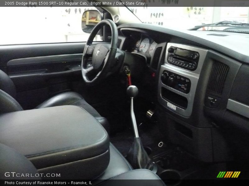 Bright White / Dark Slate Gray 2005 Dodge Ram 1500 SRT-10 Regular Cab