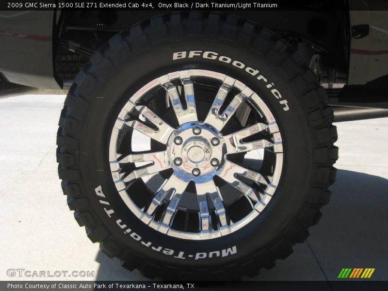 Onyx Black / Dark Titanium/Light Titanium 2009 GMC Sierra 1500 SLE Z71 Extended Cab 4x4