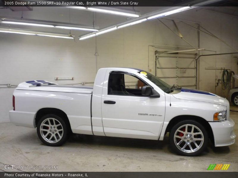 Bright White / Dark Slate Gray 2005 Dodge Ram 1500 SRT-10 Regular Cab