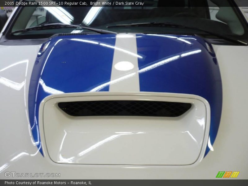 Bright White / Dark Slate Gray 2005 Dodge Ram 1500 SRT-10 Regular Cab