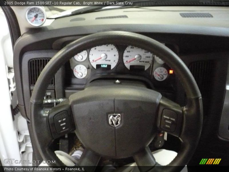 Bright White / Dark Slate Gray 2005 Dodge Ram 1500 SRT-10 Regular Cab