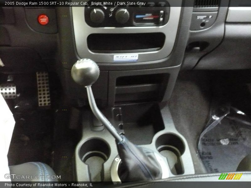 Bright White / Dark Slate Gray 2005 Dodge Ram 1500 SRT-10 Regular Cab