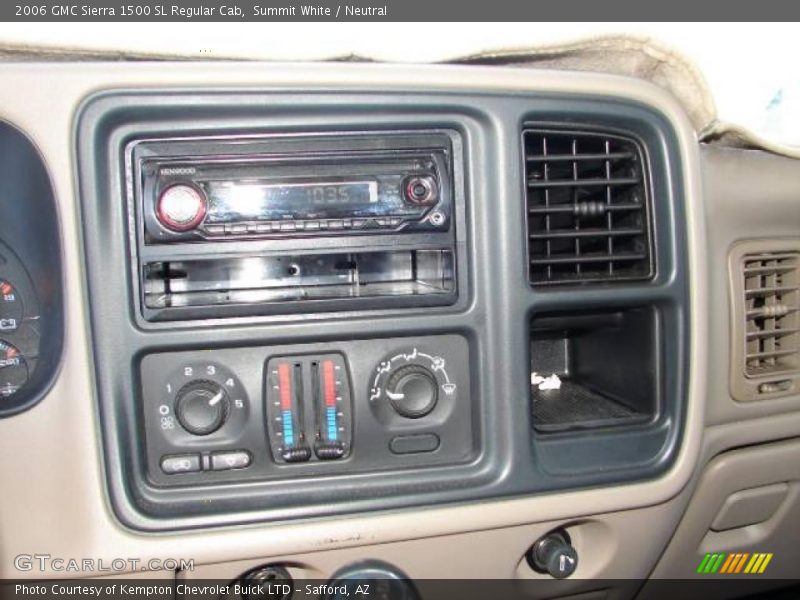 Summit White / Neutral 2006 GMC Sierra 1500 SL Regular Cab