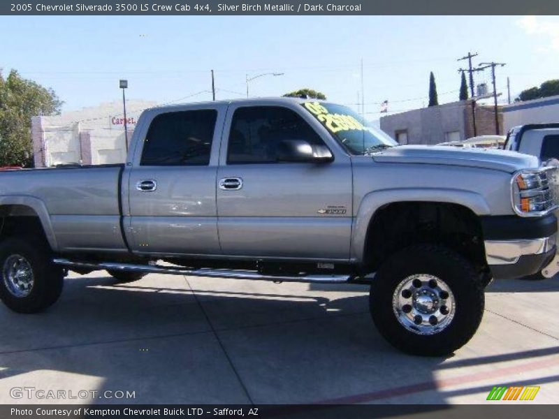 Silver Birch Metallic / Dark Charcoal 2005 Chevrolet Silverado 3500 LS Crew Cab 4x4