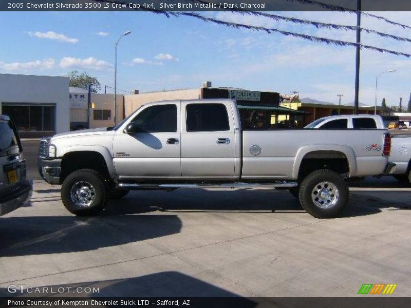 Silver Birch Metallic / Dark Charcoal 2005 Chevrolet Silverado 3500 LS Crew Cab 4x4