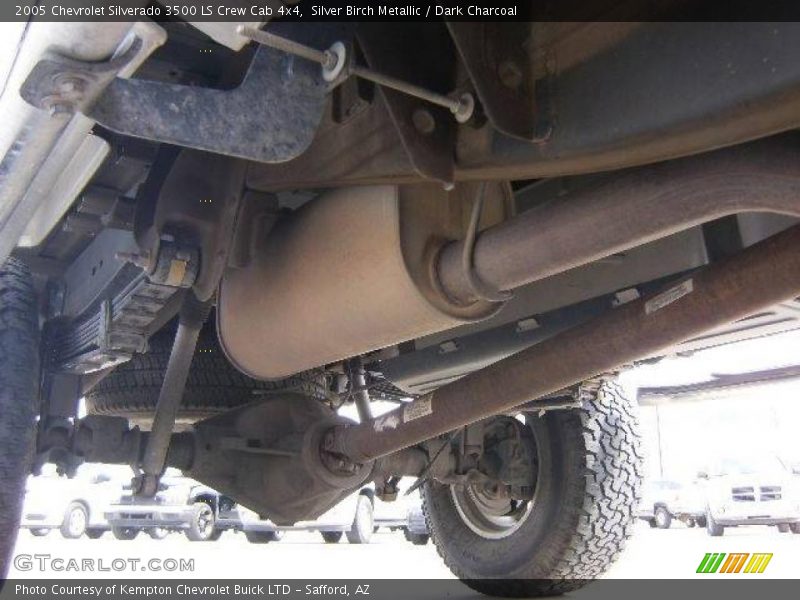Silver Birch Metallic / Dark Charcoal 2005 Chevrolet Silverado 3500 LS Crew Cab 4x4
